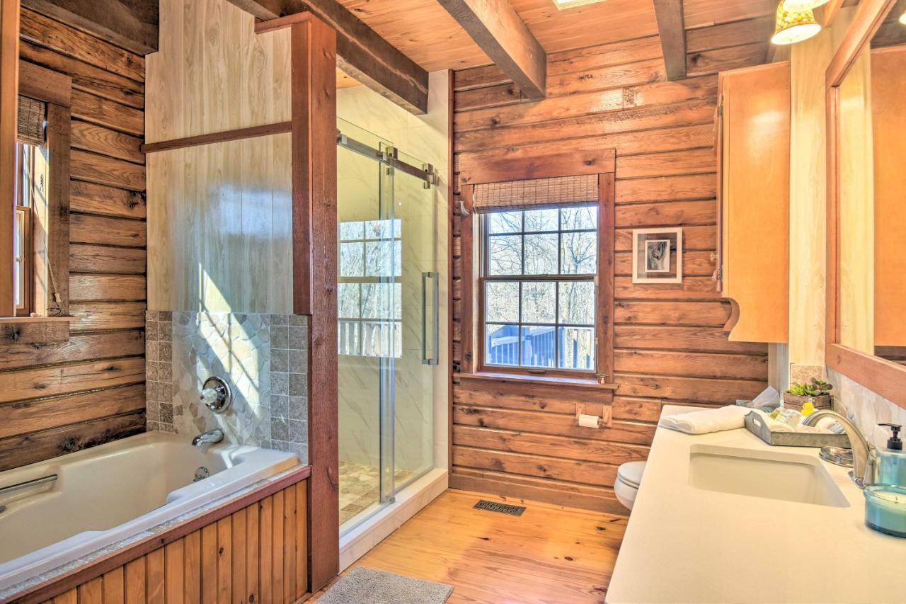 Luxury Pearcy Cabin With 5 Private Acres And Hot Tub! Exterior foto